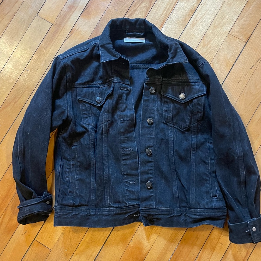 Everlane Black Denim Jacket